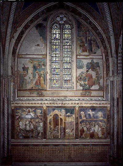 Scener från Kristi liv och den helige Franciskus cykel av Giotto (c.1266 1337)