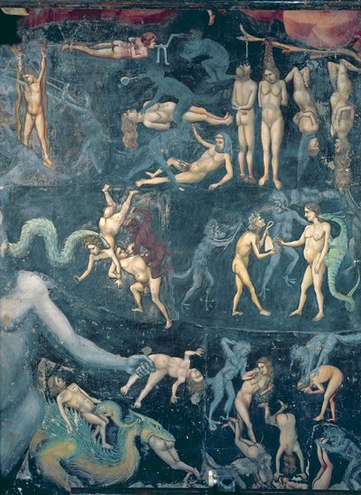The Last Judgement, c.1305 (fresk) (detalj av 65227) av Giotto (c.1266 1337)