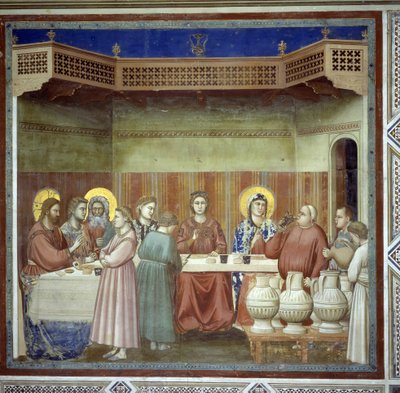 Bröllopet i Kana av Giotto (c.1266 1337)