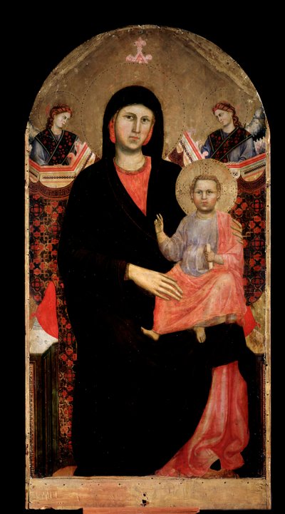 Jungfru och barn (målning av Giotto (c.1266 1337)