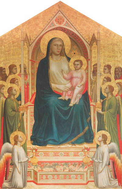 Alla helgons Madonna tronande av Giotto