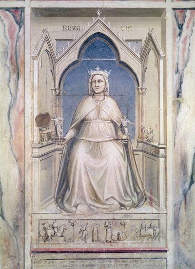 Allegory of Justice, ca 1305 (fresk) av Giotto di Bondone
