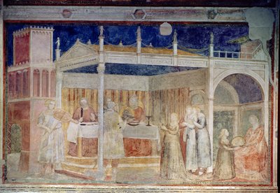 Herodes bankett, från Peruzzi-kapellet av Giotto di Bondone