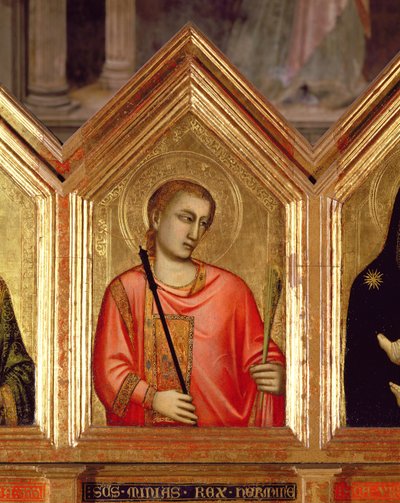 Saint från St. Reparata Polyptyk detalj av 66557 panel se även 66558-66568 av Giotto di Bondone