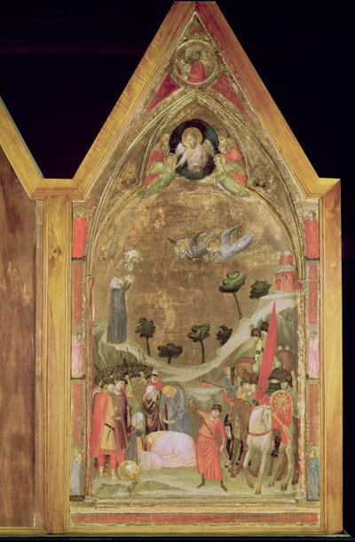 The Martyrdom of St. Paul, högra panel från Stefaneschi Triptych, c.1320 (tempera på panel) av Giotto di Bondone