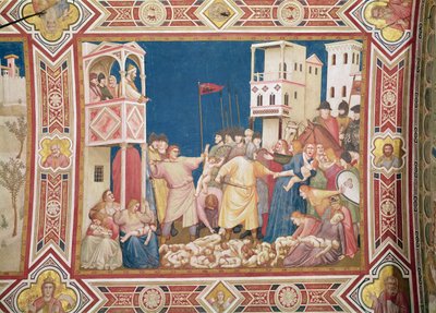 Massakren på de uskyldige swed av Giotto di Bondone