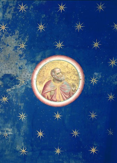 En profet, från takvalvet, ca 1305 av Giotto di Bondone