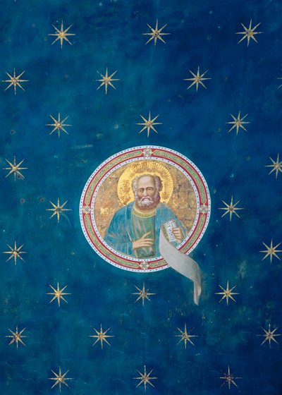 Profeten Malaki, från takvalvet, ca 1305 av Giotto di Bondone