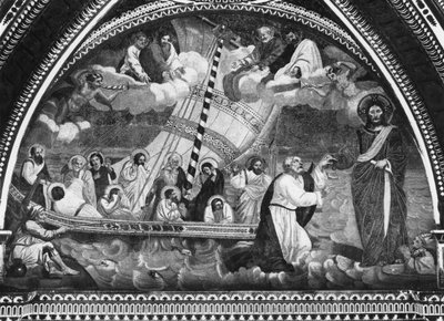 S:t Peters navicella (mosaik) av Giotto di Bondone after Giotto di Bondone after