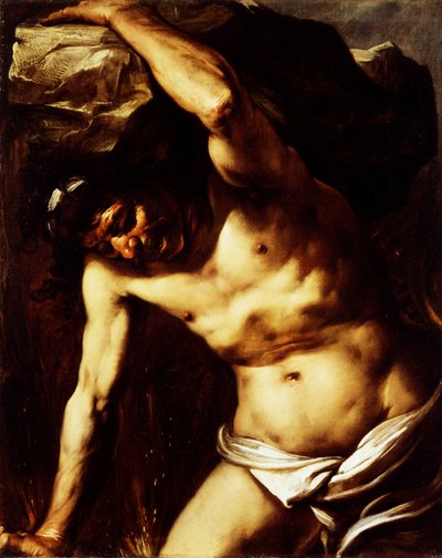 Sisyfos av Giovan Battista Langetti