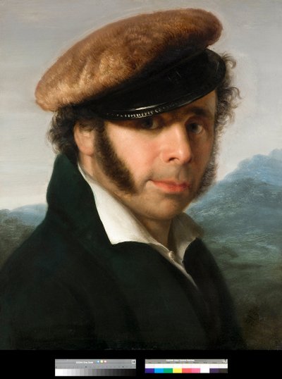 Porträtt av den italienske målaren Pietro Ronzoni (1781-1862) Målning av Giovanni Carnovali dit Piccio (1804-1873) 1825 Privatsamling av Giovanni (1804 1873) Carnovali