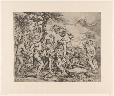 Bacchus träffar Ariadne på Naxos av Giovanni Andrea Podesta