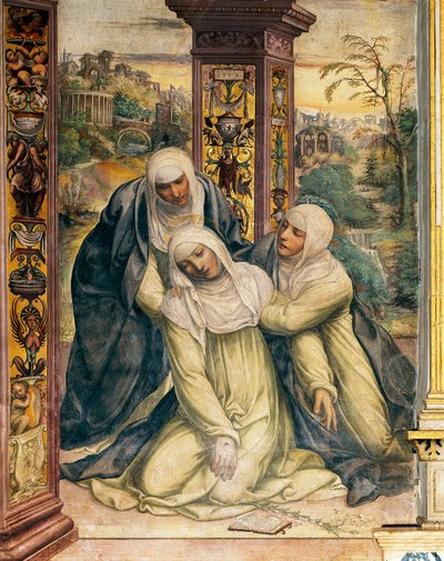 Ecstasy of Saint Catherine of Siena (detalj) av Giovanni Antonio Bazzi Sodoma