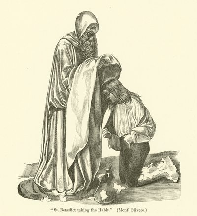 St Benedict tar vanan av Giovanni Antonio Bazzi Sodoma