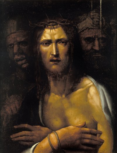 Ecce Homo av Giovanni Antonio Bazzi school of Sodoma