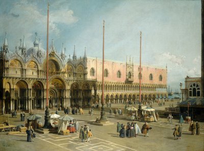 Markusplatsen, Venedig, 1742-44 av Giovanni Antonio Canal