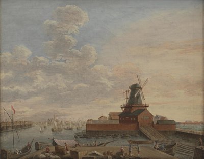 Naval Dockyards på Christianshavn av Giovanni Antonio Cesari