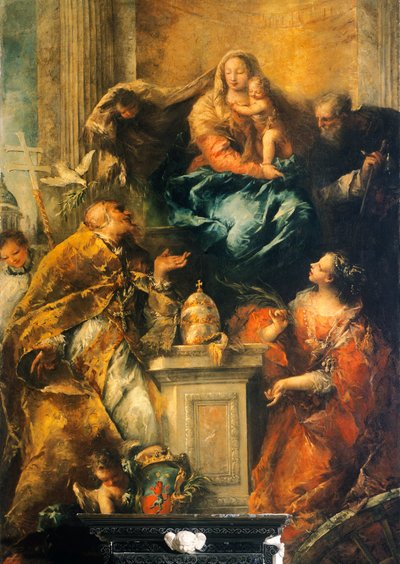 Ferri altartavla, ca. 1755 (olja på duk) av Giovanni Antonio Guardi