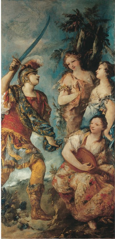 Rinaldo och nymferna av Giovanni Antonio Guardi
