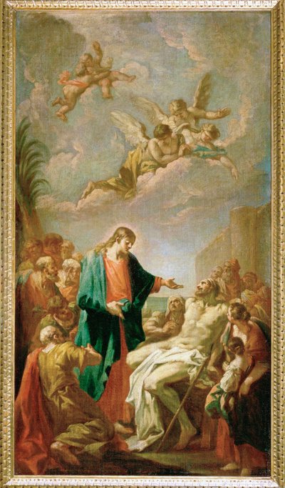 Kristus botar den förlamade av Giovanni Antonio Pellegrini