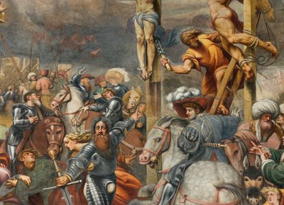 Counterfacata, IL Pordenone, Crucifixion 1520-21, detalj av Giovanni Antonio Pordenone