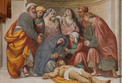Counterfacata, IL Pordenone, Deposition 1522, detalj av Giovanni Antonio Pordenone