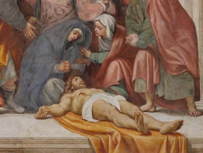 Counterfacata, IL Pordenone, Deposition 1522, detalj av Giovanni Antonio Pordenone