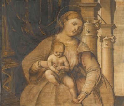Jungfru med barn av Giovanni Antonio Pordenone