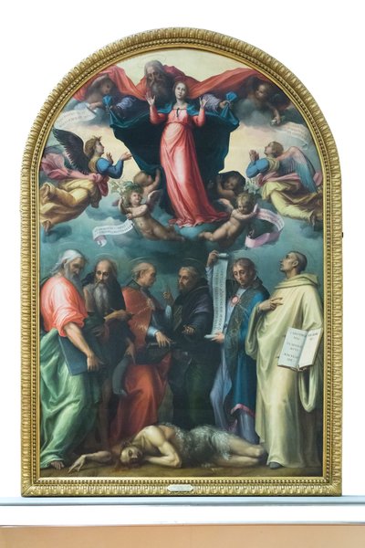 Tvist om den obefläckade befruktningen av Giovanni Antonio Sogliani