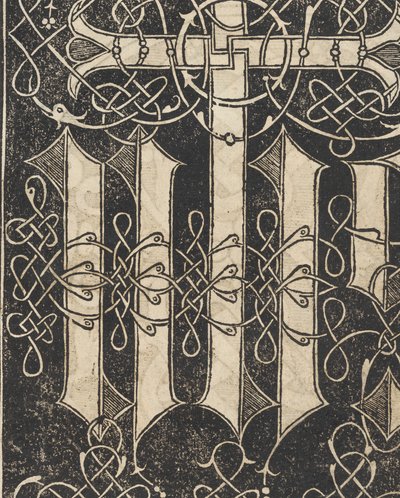 Exempel på recammi, sidan 17 recto, 1530. av Giovanni Antonio Tagliente