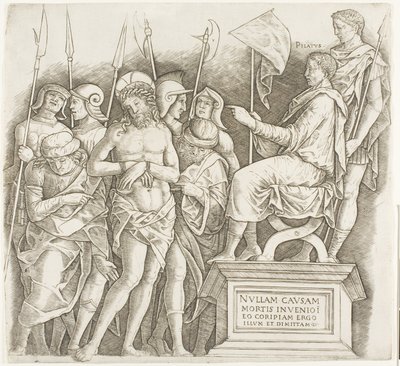 Kristus inför Pilatus av Giovanni Antonio da Brescia