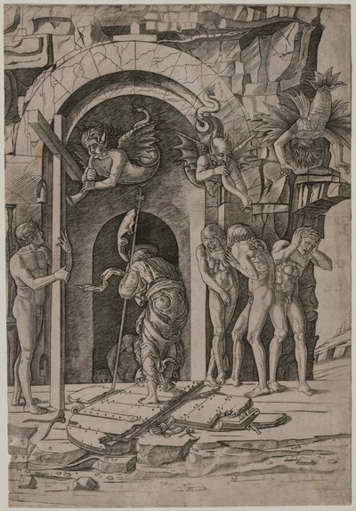 Nedstigning till Limbo av Giovanni Antonio da Brescia