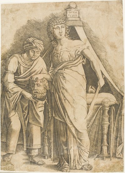Judith med huvudet av Holofernes av Giovanni Antonio da Brescia