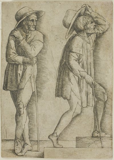 Två bönder av Giovanni Antonio da Brescia