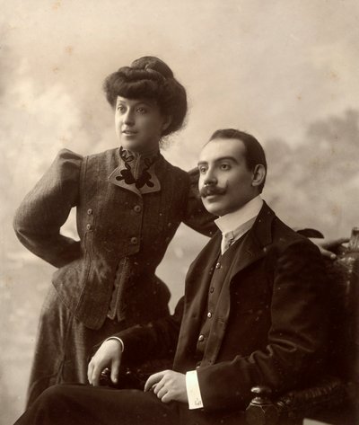 Alfredo Trombetta med sin fru av Phillipe de Marlier