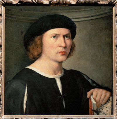 Musiker (målning på duk) av Giovanni Antonio de