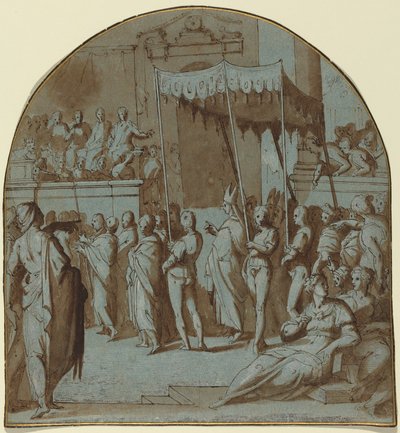 Sankt Antoninus intåg i Florens av Giovanni Balducci