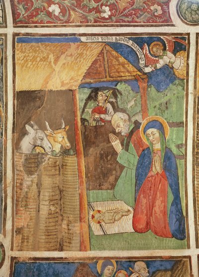 The Nativity, ca 1480 (fresk) av Giovanni Baleison