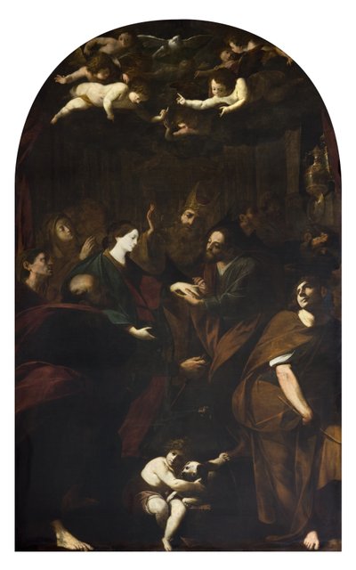 Jungfruns äktenskap av Giovanni Battista and Gherardini Melchiorre Crespi