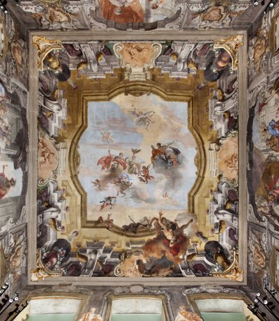 Taket i balsalen i Dugnanipalatset av Giovanni Battista (1696-1770) Tiepolo
