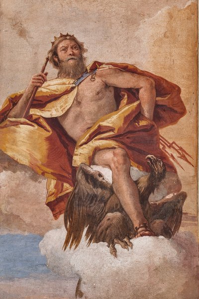 Gästboende, Olympens rum: "Jupiter" av Giovanni Battista Tiepolo