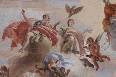 Demonernas fall, berättelser om Scipio, detalj av Giovanni Battista (1696-1770) Tiepolo