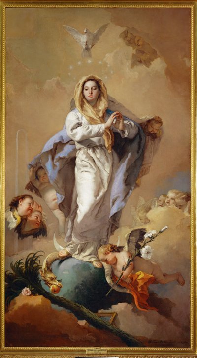 Den obefläckade avlelsen av Giovanni Battista (1696-1770) Tiepolo