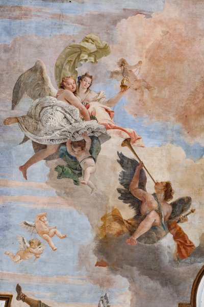 Intelligensens ljus övervinner okunnighetens mörker (detalj) av Giovanni Battista Tiepolo