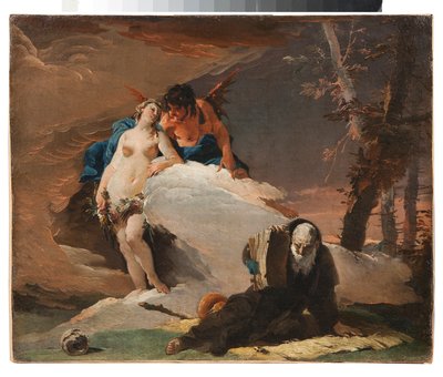 Frestelser av Sankt Antonius abboten av Giovanni Battista Tiepolo