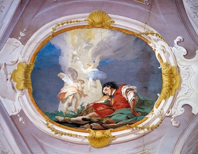 Allegori av Giambattista Tiepolo (1696-1770), färsk, ärkebiskopens palats, Udine av Giovanni Battista Tiepolo
