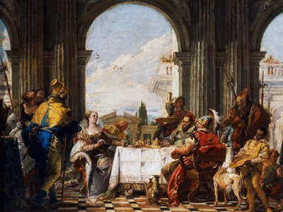 Bankett av Cleopatra av Giovanni Battista Tiepolo
