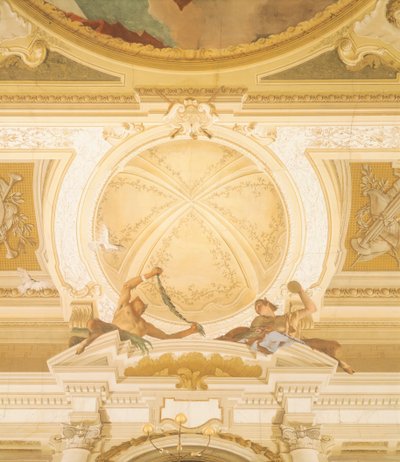 Detalj av fresker i taket i balsalen, Villa Pisani, Stra, Venedig av Giambattista Tiepolo (1696-1770) av Giovanni Battista Tiepolo