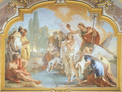 Kristi dop (fresk) av Giovanni Battista Tiepolo