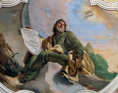 Profeten Hesekiel, detalj av Giovanni Battista Tiepolo